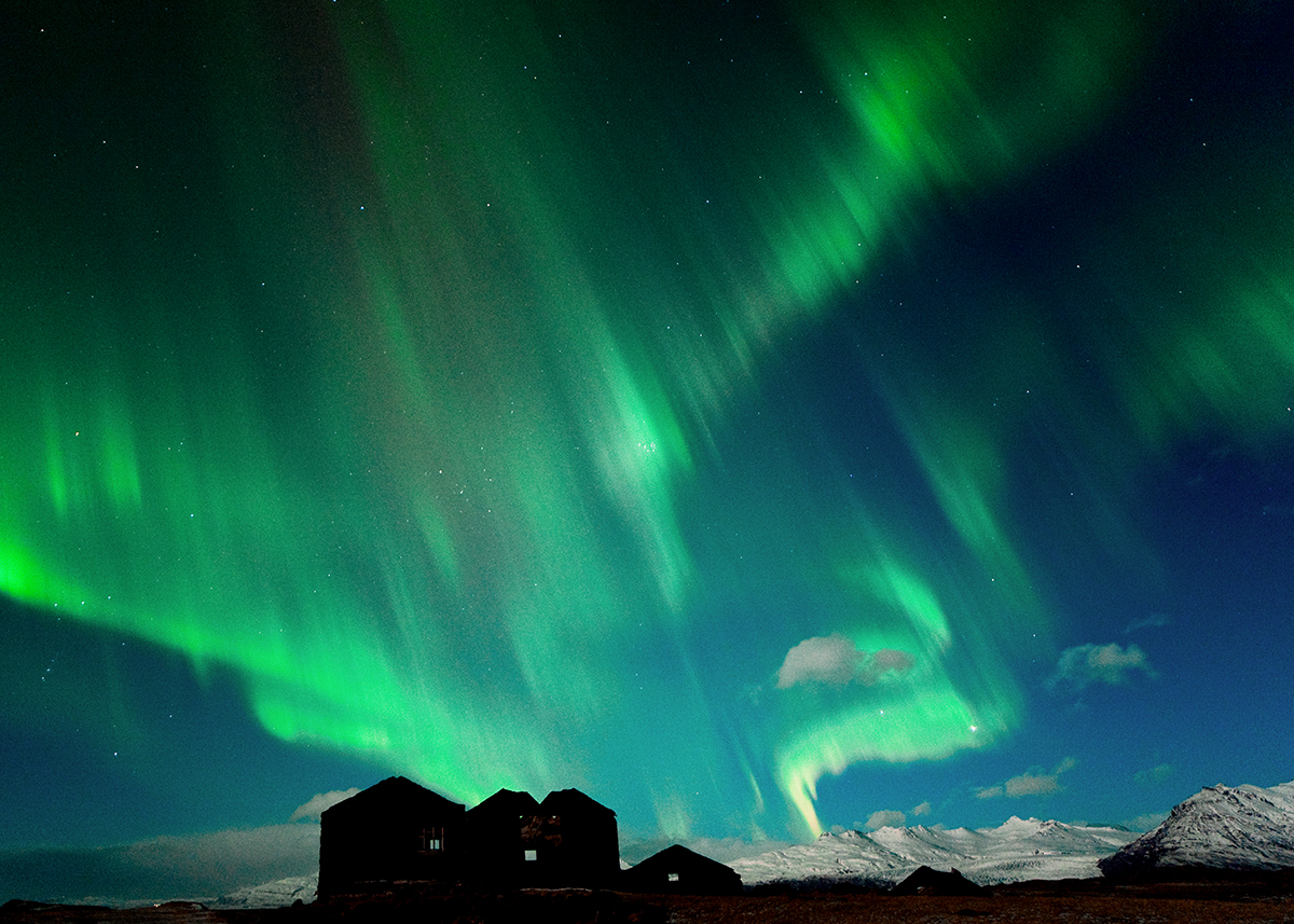 aurora boreala in Islanda