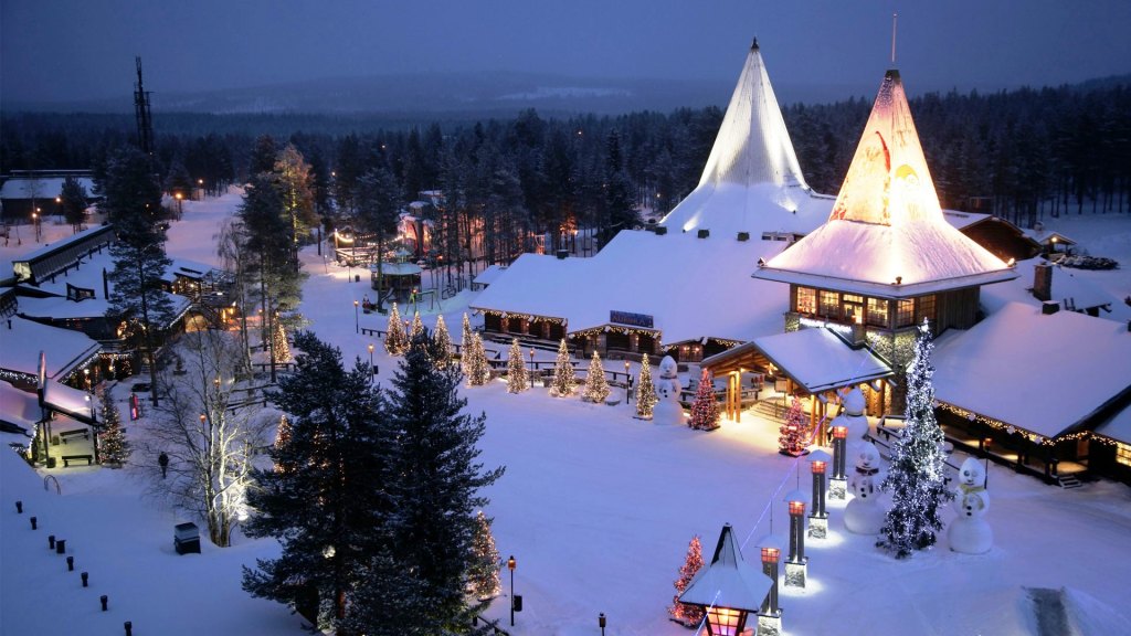 top destinatii iarna, satul lui Mos Craciun, Rovaniemi, Finlanda