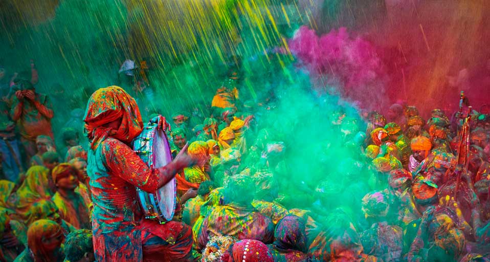 festivalul Holi, India, locuri de vizitat martie