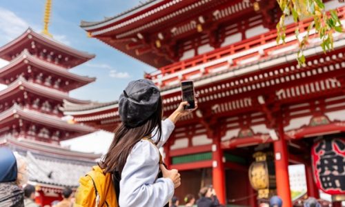 O imagine cu diverse destinatii turistice din Asia